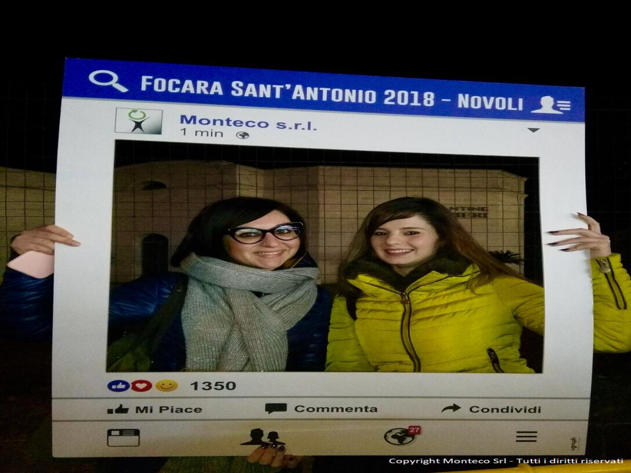 ragazze in cornice Monteco per fare foto