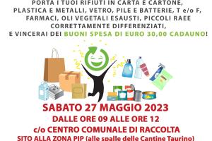 TORNA L'ECO-CONCORSO "PORTA, PESA E VINCI...A GUAGNANO"!