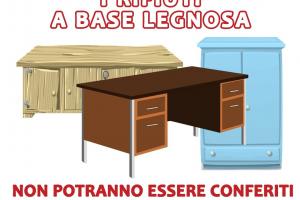 Raccolta rifiuti legnosi: blocco temporaneo
