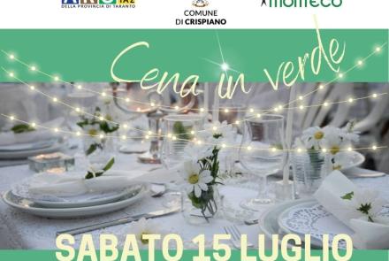 "CENA IN VERDE" - SABATO 15 LUGLIO 2023