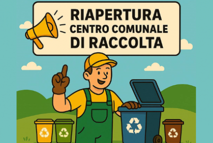 Lunedì 8 settembre 2025 riapre il Centro Comunale di Raccolta