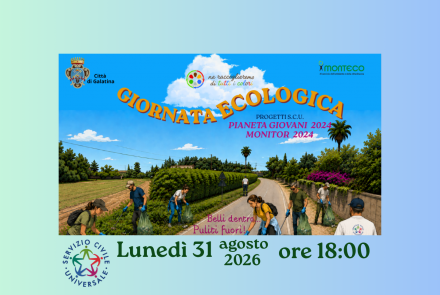GIORNATA ECOLOGICA A GALATINA: CITTADINI E VOLONTARI INSIEME PER LA CURA DEL TERRITORIO 
